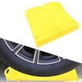 thumbnail image 3 of 1 Pair Wheel Tire Saver Ramp for Sports Cars SUVs Campers Trailers Trucks RVs Yellow, 3 of 7