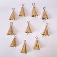 thumbnail image 6 of Vivanta 2" 10 Pcs Mini Gold Rustic Vintage Iron Tin Metal Christmas Jingle Bells for Crafts, Tiny Hanging Chimes Decor, 6 of 14