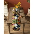thumbnail image 5 of Black White Retro Rooster Table Runner 72 Inches, Farmhouse Animals Watercolor Bed Runner Dresser Scarves Tabletop for Indoor Outdoor Parties/Ceremony/Banquet, 18" x 72", 5 of 8