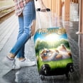 thumbnail image 3 of Happy Retirement with Persian Enjoy Life Rest Time Travel Luggage Cover Cat Lover Kitten Owner Gifts Suitcase Dust Protective Decor - 02027, 3 of 5