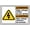 Warning Sign 4, variant on Bilingual Warning High Voltage Inside Keep Out Sign, 8"x12" Aluminum Tin Warning Sign, High Voltage Safety Sign for Home Outdoor Garden
