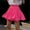 Hot Pink, variant on Elvqul Womens Loose Skirts Pleated Trendy Elastic Waist Casual White Mini Skirts for Juniors