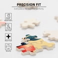 thumbnail image 5 of 1000 PCS simple style Paradise Bird Flower Wooden jigsaw puzzles 1000 pieces,Funny Artwork for Adults,Enjoy the puzzle solving process,Puzzles suitable for entertaining with family during holidays, 5 of 6