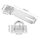 thumbnail image 2 of Cerradura de hasp de candado de puerta de seguridad de acero inoxidable Uxcell, 2 of 3