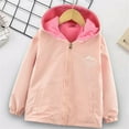thumbnail image 6 of XXWXYD Girls Windbreaker Jacket Thermal Lined for Spring Fall Winter, Double-Layer Windproof Coat for Middle Large Kids, Multi-Season Outerwear 4-14Y, 6 of 9