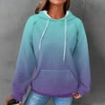 thumbnail image 2 of Makaor Cute Hoodies for Women Sweatshirt with Pockets Long Sleeve Pullover Tops Drawstring Casual Clothes, 2 of 5