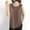 Coffee, variant on Rvasteizo Camisole Tops for Women Casual Solid Round Neck Pullover Sleeveless Thin Strap Light Summer Ladies Daily Tank Blouse