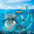 thumbnail image 3 of Set de Snorkel Honlanor para Adultos, Equipo de Snorkeling Antifugas y Antivaho, 3 of 7