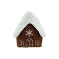 thumbnail image 3 of 2Pcs Gingerbread House Merry Christmas Plushies, 9.8Inch Soft Gingerbread House Stuffer Animals Plush Throw Pillow, for Christmas Decorations & Gifts, 3 of 7