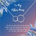 thumbnail image 2 of Necklace and Card Gift Set, Mother's Day Jewelry for Her, Gift for Mom, Pendant Necklace for Mom, Special Occasion Gifts, Gift Set for Mom, Stainless Steel [Silver Infinity Ring, 18" Chain], 2 of 8