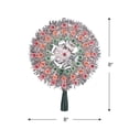 thumbnail image 6 of Northlight 8" Pre-Lit Silver Starburst Christmas Tree Topper - Multicolor Lights, 6 of 6