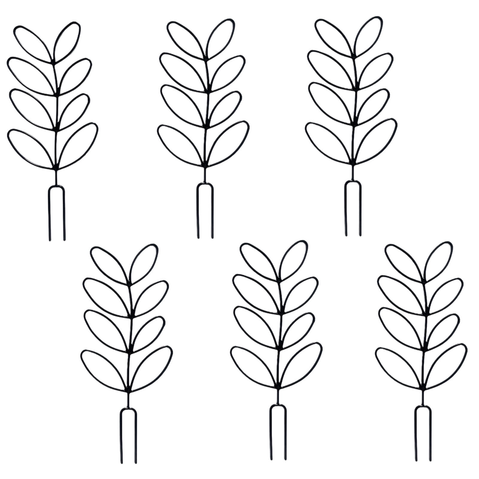 30pcs Indoor Plant Trellis for Climbing Plants, Small Garden Trellis for Potted Plant Support Outdoor, Small Houseplant Metal Wire Trellis for Vine Ivy