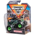thumbnail image 3 of Monster Jam, Official Grave Digger Monster Truck, Die-Cast Vehicle, 1:64 Scale, Kids Toys for Boys Ages 3 and up, 3 of 7