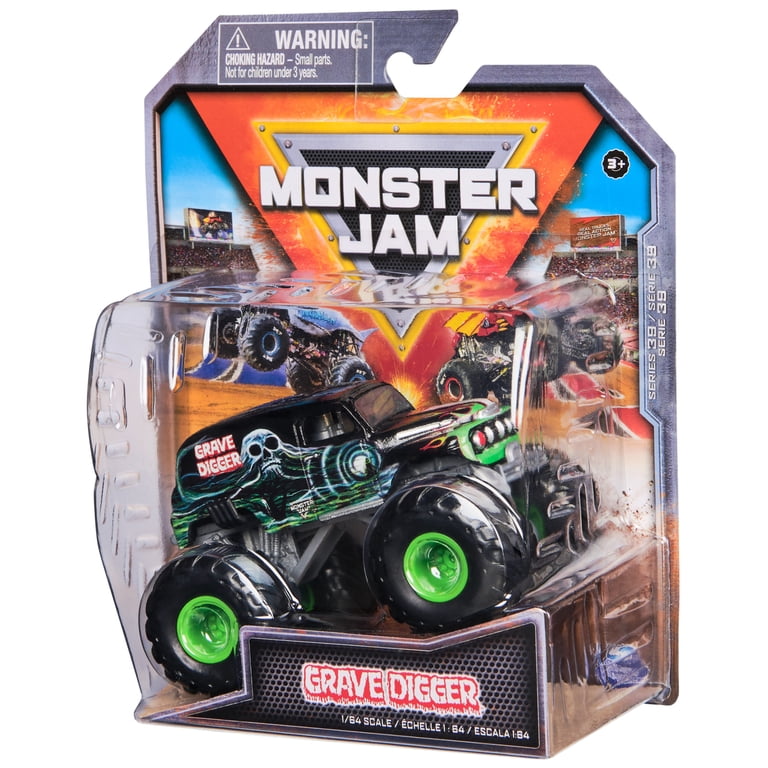 Monster Jam, Official Grave Digger Monster Truck, Die-Cast Vehicle