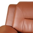 thumbnail image 4 of PonLiving Oversize Modern Leather Armchair, Living Room Furniture, Orange, 4 of 4