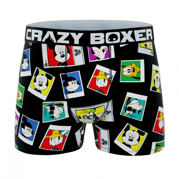 CRAZYBOXER Disney Friends Pictures Men's Boxer Briefs (Pack 2 ...