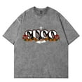 thumbnail image 1 of Cuco Valentines Cupid Wash Camisetas Ridin Ropa de calle unisex Camiseta de manga corta de algodón,2,XS, 1 of 5
