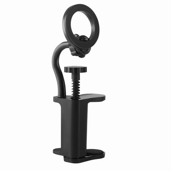 Magnetic Guitar Phone Holder Adjustable Guitar Mount Sheet Music Holder Stand Clamp for 6-8.8cm Thick Guitars Ukulele,1 * Guitar Phone Holder Mount,Black