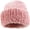 B-pink, variant on YooGuoGuo Knit Cuffed Beanie Hat for Women Plush Skull Cap Chunky Soft Stretch Winter Warm Crochet Hats Fuzzy Ski Cap