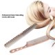 thumbnail image 1 of 2Pcs Salon Hair Comb with Scale Professional Barber Hairdressing Space Aluminum Comb Metal Hair Cutting Comb, 1 of 5