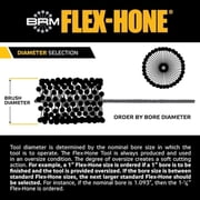 Flex-Hone Tool Flexible Cyl Hone,BoreDia2-1/4in,240Grit BC21424