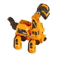 thumbnail image 1 of Juguete de dinosaurio transformable, lindo camión de dinosaurio, juguete para niños, juego divertido para niños de todas las edades. Braquiosaurio Amarillo, 1 of 9