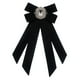thumbnail image 1 of Broche de pajarita para mujer, Pin de solapa, accesorios de ropa de moda para mujer, traje, camisa Negro, 1 of 8