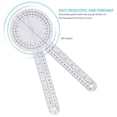 thumbnail image 3 of 12-Piece Goniometer 6/8/12 Inch Occupational Protractor Tool Measuring Angle Ruler Universal, 3 of 6