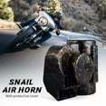 thumbnail image 2 of FARBIN Air Horn for Truck Motorcycle Horn 12V Train Horn for Pickup 150dB Loud Car Horn Compact Snail Motohorn for  Motorcycle Car Truck SUV RV (Personality Gold), 2 of 7