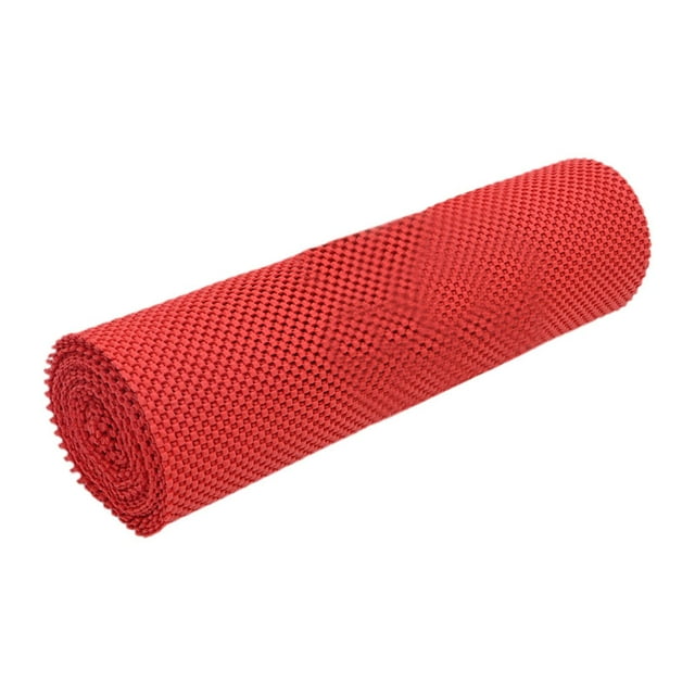 jifeng Drawer Liner Shelf Liner Cupboard Protector, Non Slip,Shelving Liner Strong Grip red