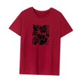 thumbnail image 3 of Camiseta para Mujer, Disfraz, Camisa Sencilla con Cuello Redondo, para Ir de Compras, Deportes, Viajes, Calle XL, 3 of 7