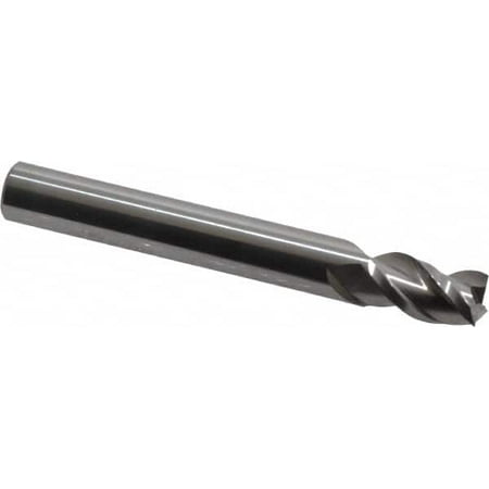

Accupro 1/4 3/8 LOC 1/4 Shank Diam 2 OAL 3 Flute Solid Carbide Square End Mill Single End Uncoated Spiral Flute 40° Helix Centercutting Right Hand Cut Right Hand Flute