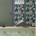 thumbnail image 5 of Ambesonne Spring Peel & Stick Wallpaper for Home, Flying Machaon Butterflies, 13"x36", Blush Forest Green and White, 5 of 5