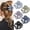 A, variant on Hair clip, 5-piece set of anti slip clamp, suitable for medium-sized hair clips with thick and curly long hair, suitable for girls' wide grip hair accessories - Type C