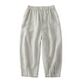 thumbnail image 1 of FNFYFH Clearance Women's Plus Size Linen Pants for Summer Breathable Solid, 1 of 4