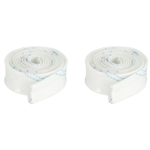 Vidrio Fibra Manguito Aislamiento Tubería, Protección Manguito Tubería 12mm/0,47 Pulgadas IDx1m/3,28 Pies para Cable Alambre Envoltura, Paquete de 2