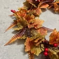 thumbnail image 4 of 20 Inch Artificial Fall Wreath for Front Door, Faux Pampas Autumn Wreath with Leaves Berries Cones, Indoor Covered Outdoor Thanksgiving Harvest Home Porch Decor, 4 of 7