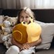 thumbnail image 3 of Cute Cartoon Snail Doll Plush Toy Children's Birthday Gift Big Snail Pillow Doll Kawaii Decor Toy Decor Snail Plush Pout Fish Stuffed Animal Isopod Pl, 3 of 4