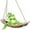 Green, variant on Hanging Swing Frog Statues, Ongmies Outdoor Statues Swinging Decorative Gardens | Artificial Resin Weather Decorative Figures Terraces Gardens Weddings, Reading Book Frog Statue Figurine