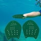 thumbnail image 5 of Paletas de natación Paletas de mano para nadar, prácticas paletas planas para bucear Verde m, 5 of 8