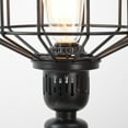 thumbnail image 4 of American Art Decor Metal Caged Wire Table Lamp 18", 4 of 5