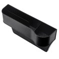 thumbnail image 1 of Estuche multifuncional de fibra de carbono organizador para espacio de asiento de automóvil (pasajero negro), 1 of 6