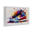 thumbnail image 2 of Stupell Industries Eclectic Centric Sneaker Splash White Framed Giclee Art, 18 x 12, by Creative Studio, 2 of 8