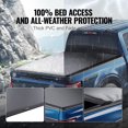 YTBW Soft Roll Up Truck Bed Tonneau Cover 20092024 Ford F150