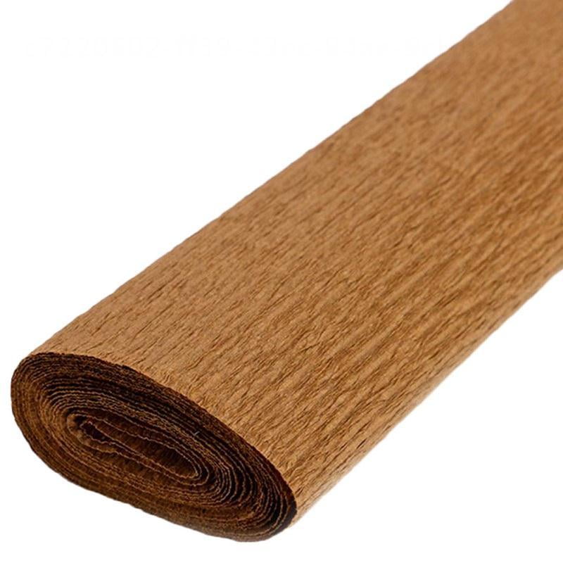 Made in USA Brown Crepe Paper Streamer 4 Rolls 290 feet 