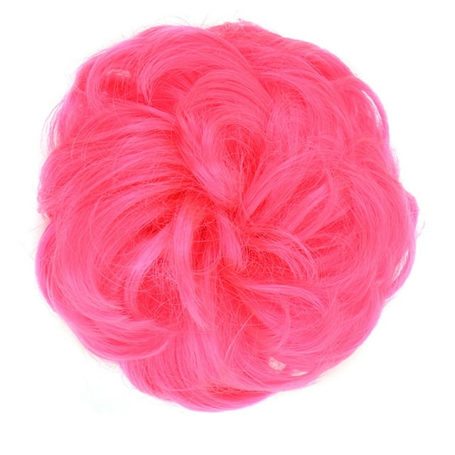 Perruque Extension Chignon Bouclé Chignon Désordonné Pièce de Cheveux Chouchou Enveloppe Extensions de Cheveux, Perruque pour Femmes
