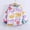 A White, variant on NAISIBABY Girls Jackets, Zipper Casual Windbreaker Kids Fall Prints Hooded Coats Pink 5T