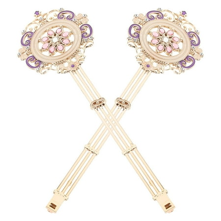 MLINS 2 Pcs Decorative Wall Clock with Pendulum Chiming Quartz