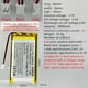 thumbnail image 2 of Batería de repuesto HXJNLDC DC 3,7 V 3000 mAh 103665 LiPo, 2 of 8