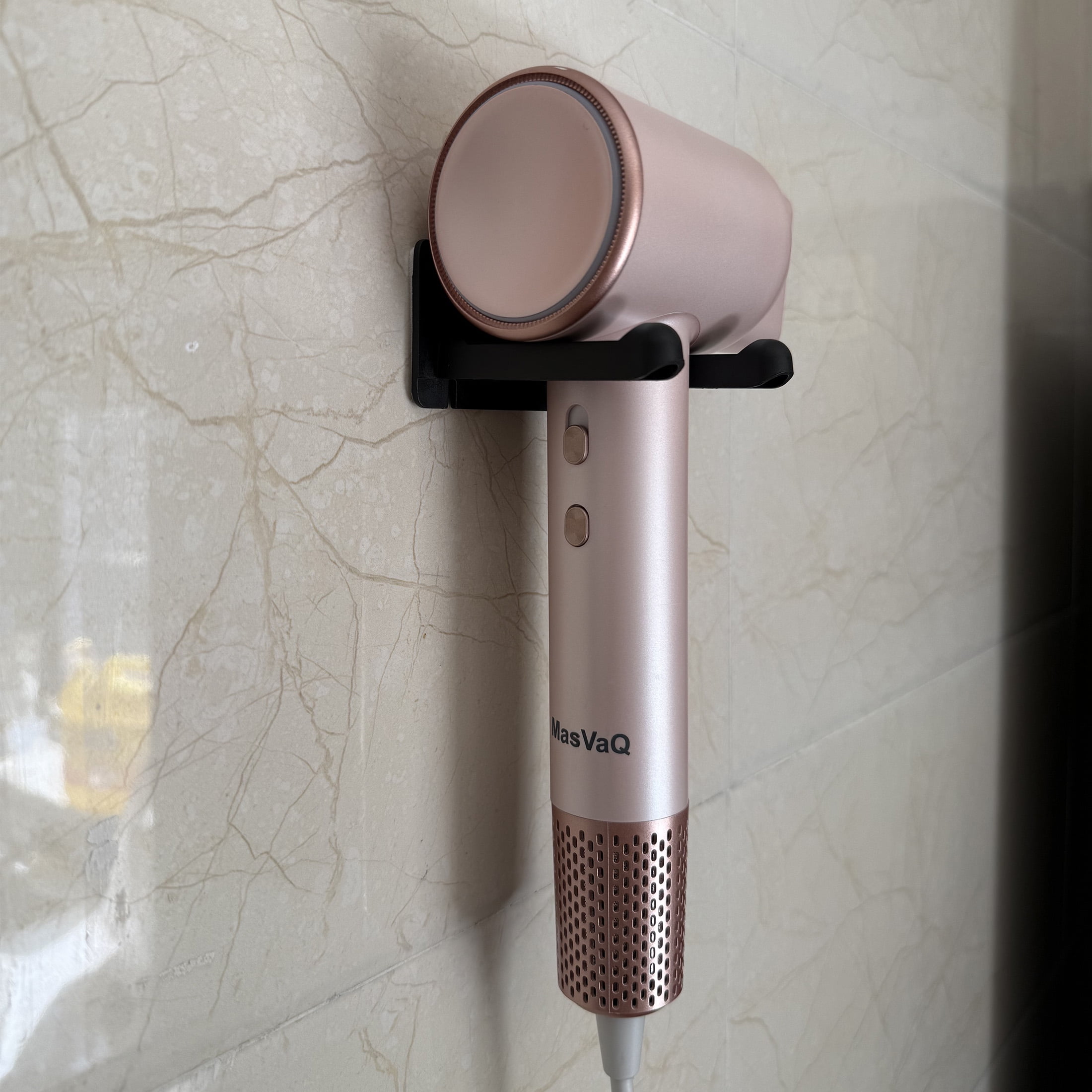 MasVaQ Hair Dryer,Ionic Hair Blow Dryer with Diffuser for Curly Hair, 1500W High-Speed Brush-less Motor Corded with 150,000 RPM for Home &Travelling-HD3325